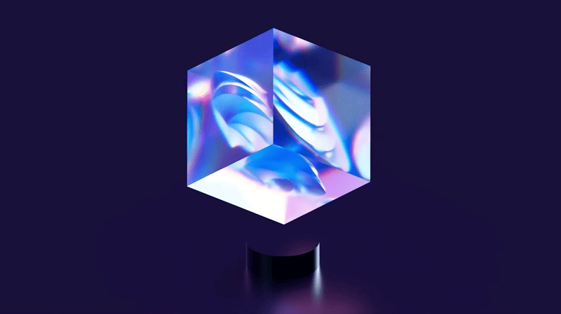 NFT meta cubo de cristal